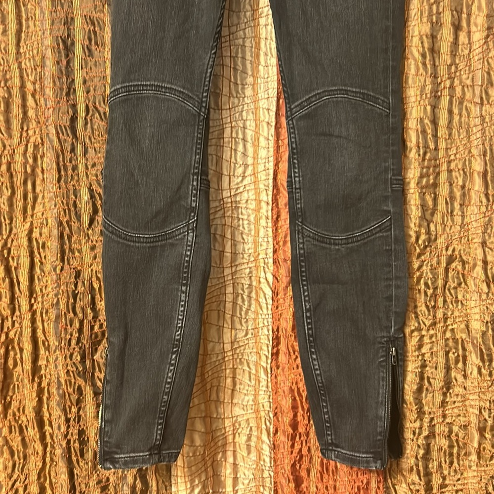 Pilcro & the Letterpress Anthropologie high rise denim leggings - Picture 4 of 11